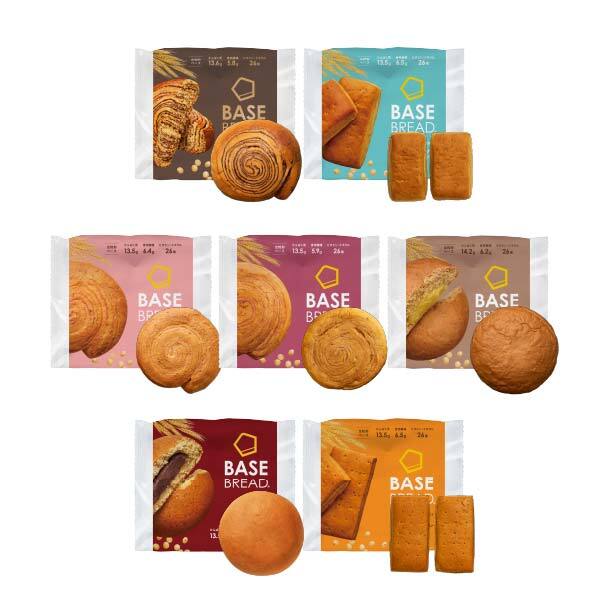 BASE FOOD（ベースフード） ベースブレッド 人気お試し 7種14袋 パン