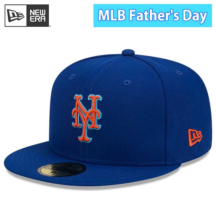 あすつく 限定 newera ニューエラ キャップ 野球帽 59FIFTY 2023 MLB Father's Day 父の日 ニューヨーク・メッツ ブルー ライトブルー 13534648 era23ss｜baseman｜02