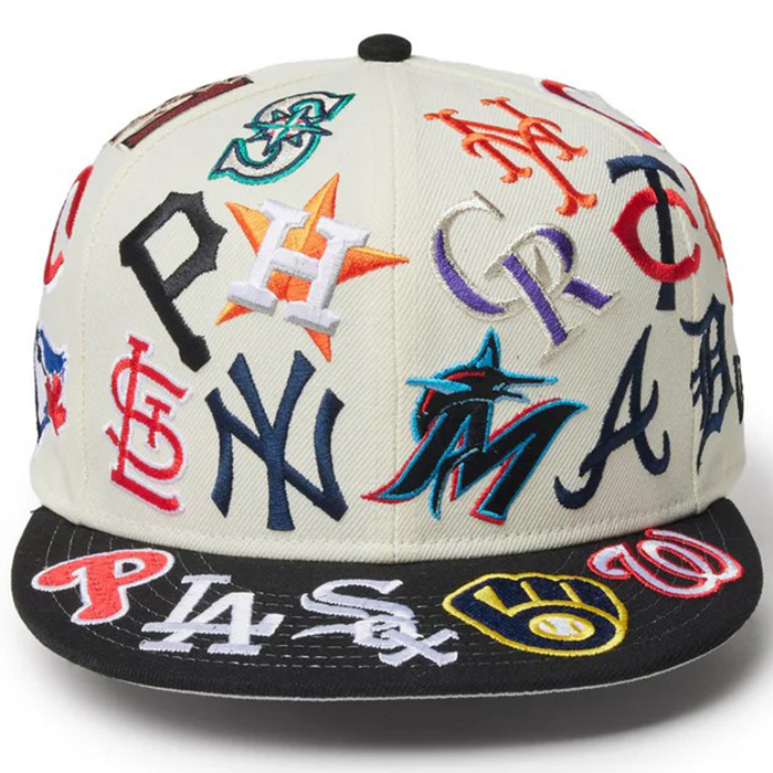 希少】NEWERA MLB メジャーリーグ 30球団 ロゴ入り ベースボール