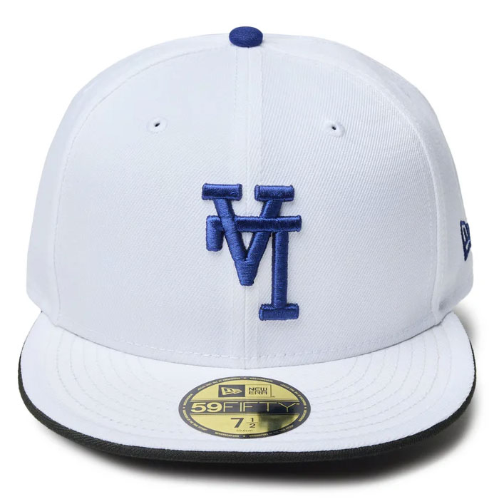 あすつく 限定 newera ニューエラ キャップ 野球帽 59FIFTY MLB Upside Down ロサンゼルス・ドジャース ホワイト 14388822 era25ss | NEW ERA | 01