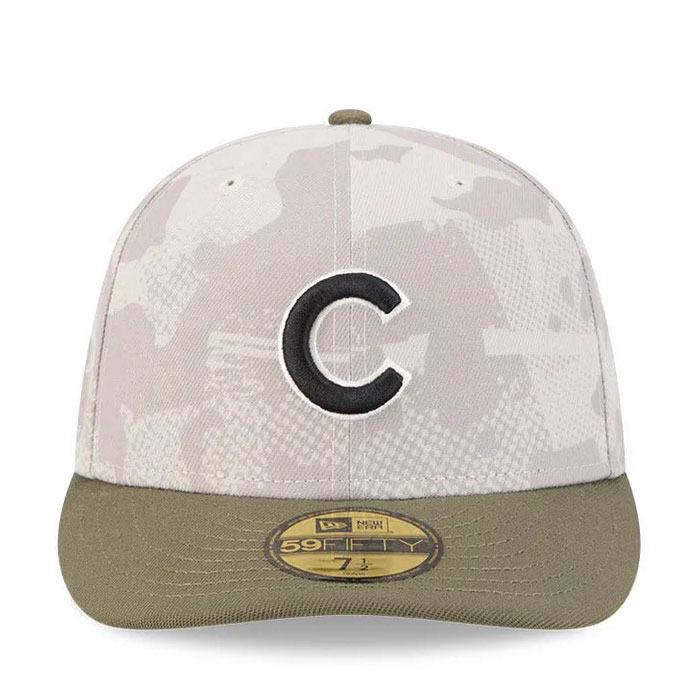 あすつく 限定 newera ニューエラ キャップ 野球帽 PC 59FIFTY オンフィールド MLB 2025 Armed Forces Day カブス 14517068 era25ss | NEW ERA | 01