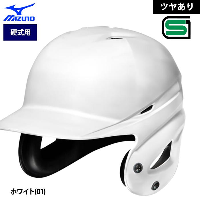 ミズノ 硬式 ヘルメット 野球 両耳 打者用 ツヤあり ヒートプロテクション 1DJHH211 miz23ss｜baseman｜02