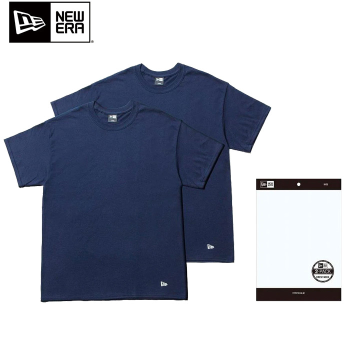 あすつく ニューエラ NEW ERA Tシャツ 2枚組 100％コットン クルーネック 2-Pack Tee era21ss 202101-new｜baseman｜04