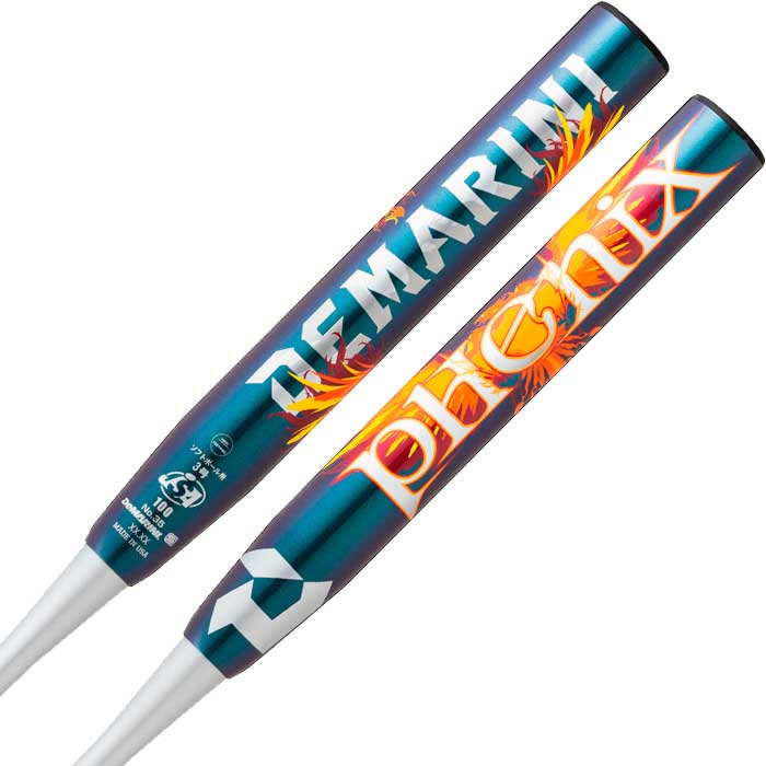 あすつく ディマリニ フェニックス 革・ゴム３号 ソフトボール用 バット 軽量トップバランス DeMARINI DJKSPLTBC dem23ss