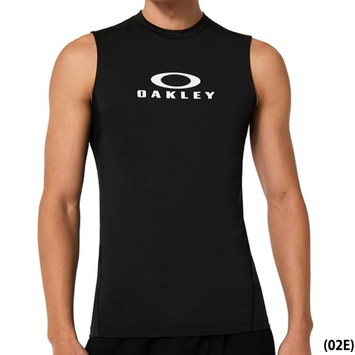 あすつく 限定 OAKLEY オークリー トレーニング ベースレイヤー ノースリーブ 丸首 コンプレッション TECHNICAL BASE LAYER NS CREW 3.0 FOA405089 oak | OAKLEY | 02