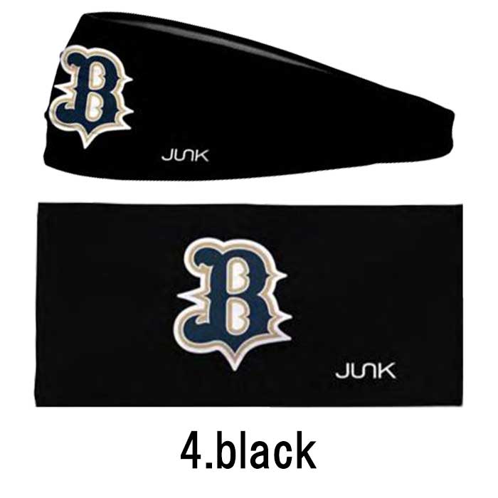 あすつく JUNK ジャンク 野球用 ヘッドバンド ヘアバンド ストレッチ素材 汗留め シュシュ オリックスバファローズ トレーニング JUNK-HD-OB jun23fw | ブランド登録なし | 04