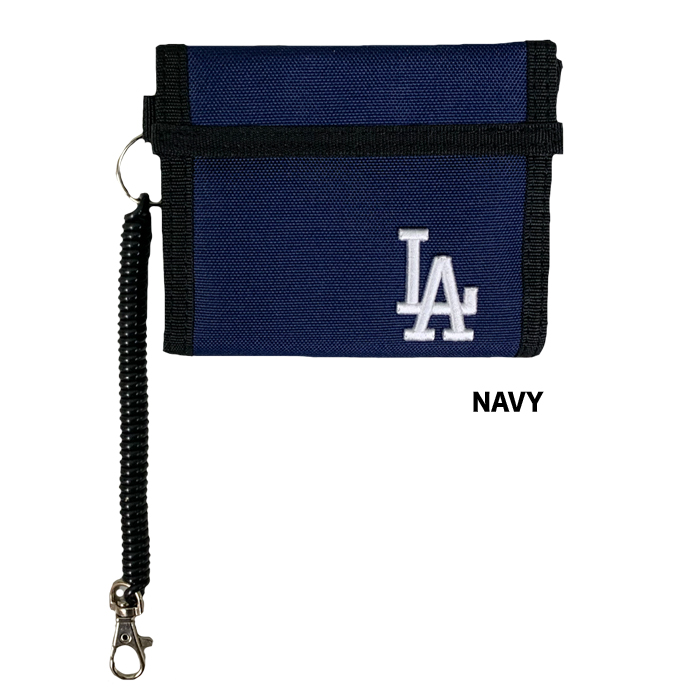 あすつく イーカム MLB 二つ折り財布 ロサンゼルス・ドジャース LA