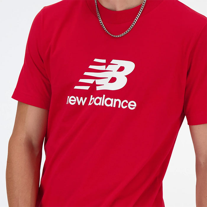 あすつく NB ニューバランス トレーニングティーシャツ New Balance Stacked Logo ショートスリーブTシャツ MT41502 nb24ss | New Balance | 04