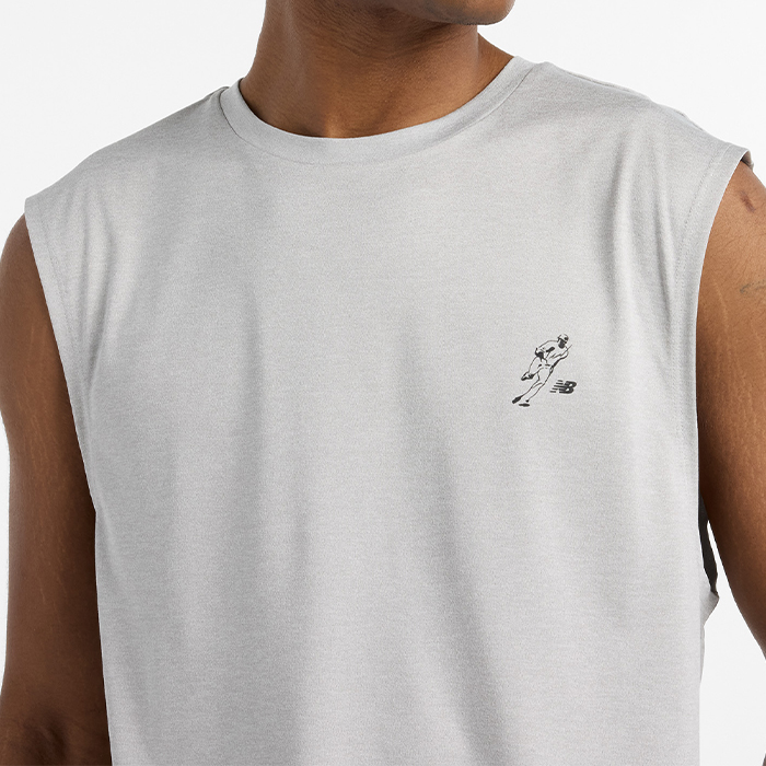 あすつく NB ニューバランス 大谷翔平 パフォーマンススリーブレスTシャツ ノースリーブ 大谷翔平シグネチャーロゴ New Balance  MT51750 nb25fw os-signature