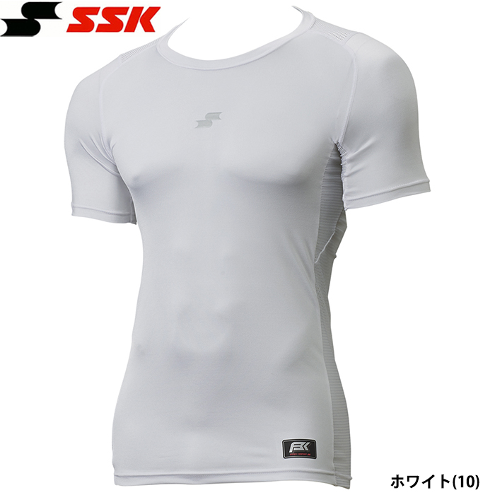 SSK 野球用 アンダーシャツ 半袖 ローネック 丸首 コンプレッション SCB やらわかフィットアンダー ピタピタ SCB024LH ssk24ss | エスエスケイ（スポーツ用品） | 01