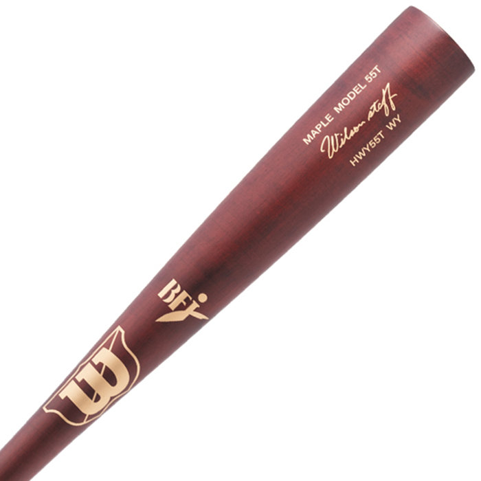 あすつく 限定 wilson 野球用 硬式用木製バット 高密度 細径 55T型 トップバランス ウイルソンスタッフ メープル BFJ 硬木 wilsonstaff WBW2020 wil25fw | Wilson | 02