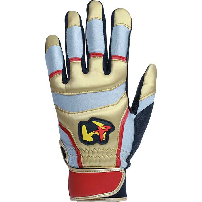 限定カラー ワールドペガサス 野球用 バッティング手袋 両手組 合成皮革製 当て革補強 WEBG33...