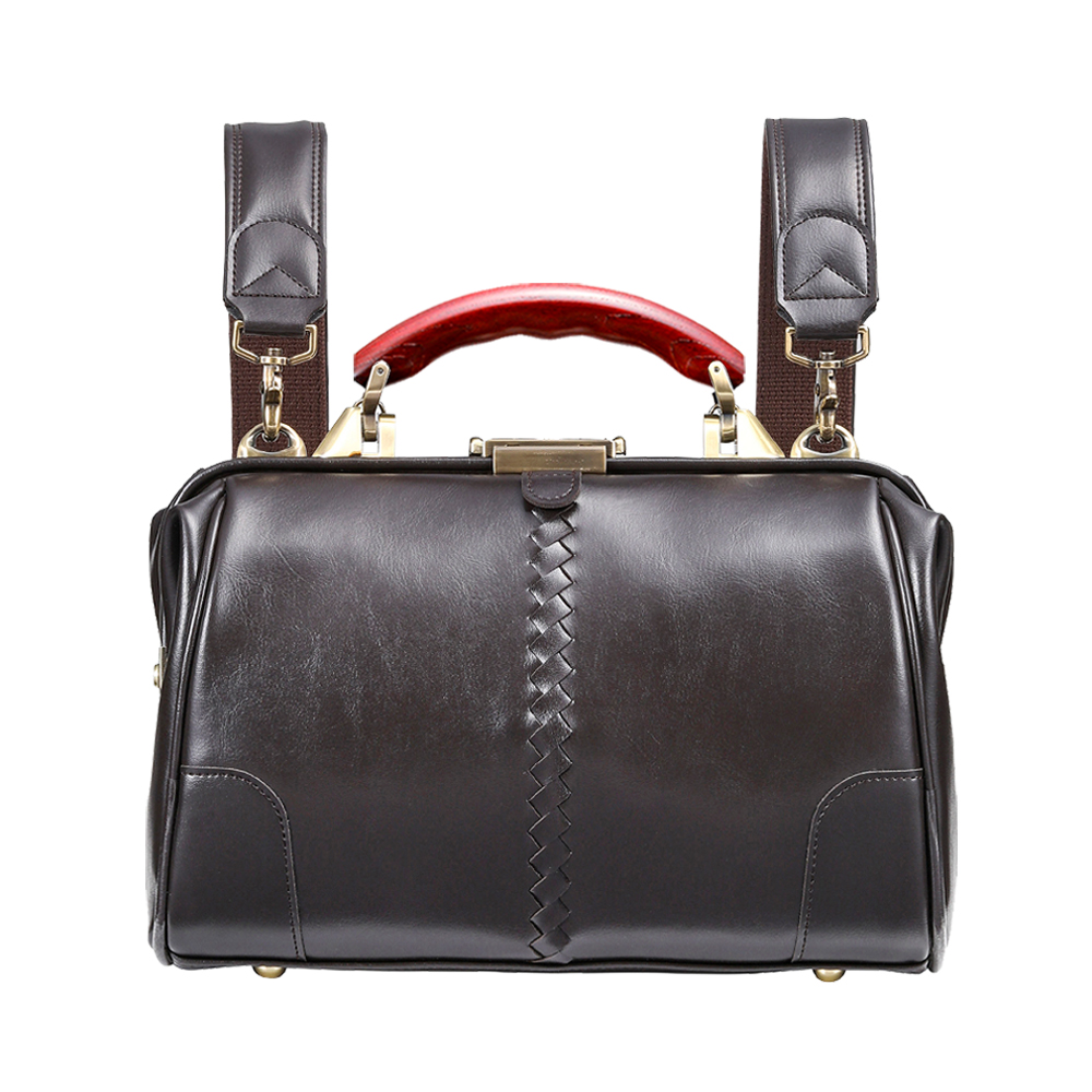 【カリン木手ハンドル】 ミニダレスバッグ ダレスバック 豊岡 日本製 リュック メンズ 3way 防水 軽量 ショルダー 爆買 | YOUTA | 01