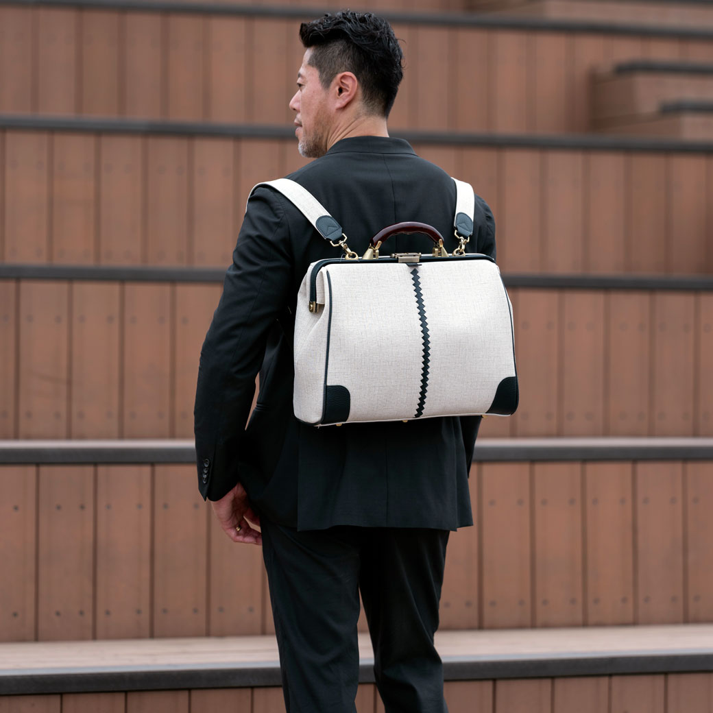 ダレスバッグ 豊岡 ボストンバック レディース 3way がま口 ビジネスバッグ リュック 　【限定カラー オクタビア】 | YOUTA | 07