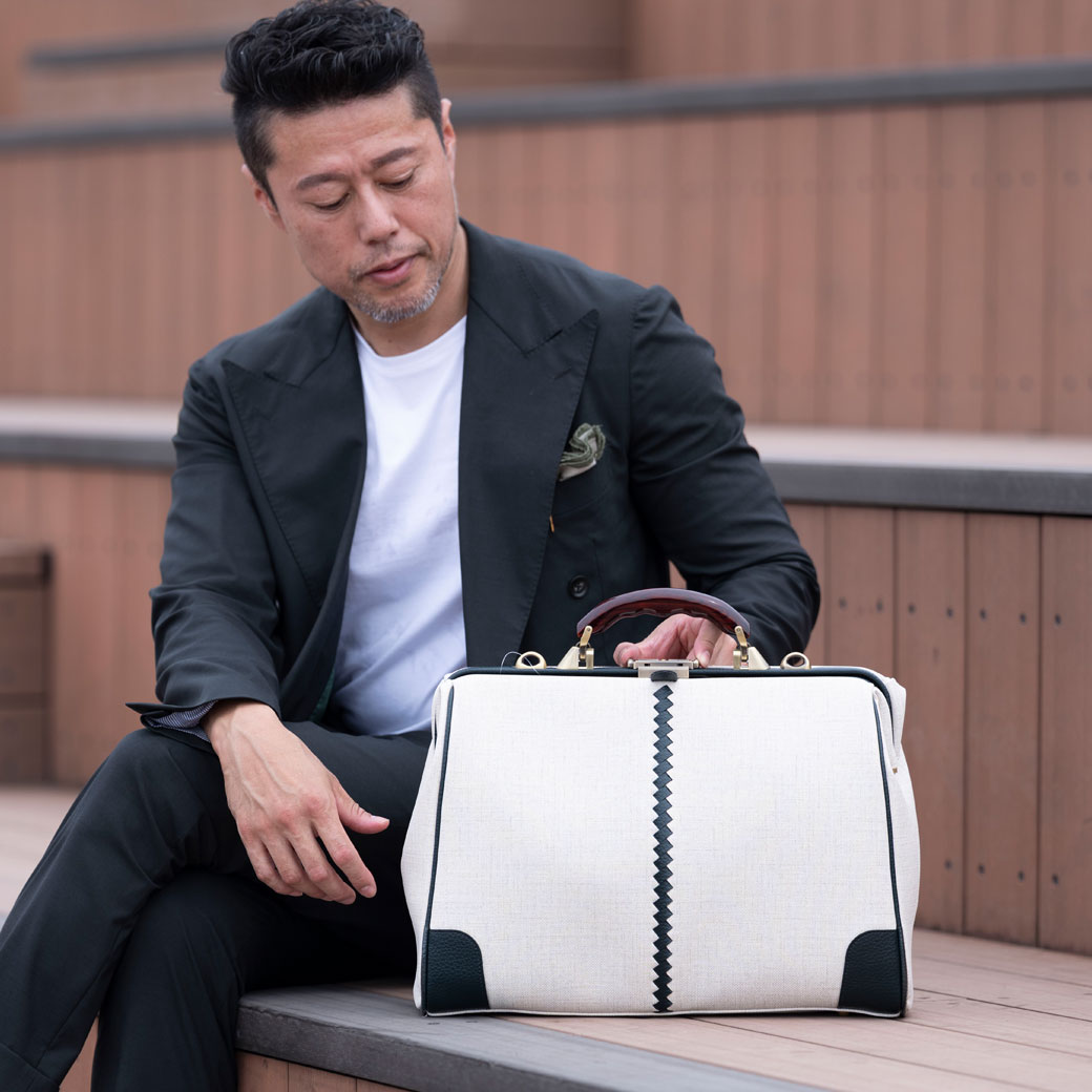 YOUTA ダレスバッグ 豊岡 ボストンバック レディース 3way がま口