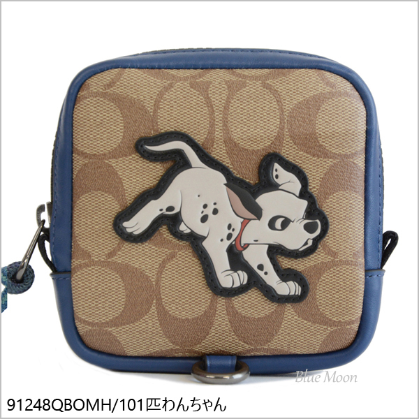 即日出荷 コーチ Coach ポーチ メンズ レディース ディズニーコラボ ダンボ 101匹わんちゃん 小物入れ 貴重品入れ 本革 男女兼用 アウトレット ブランド 在庫限りセール Gnehmp Com