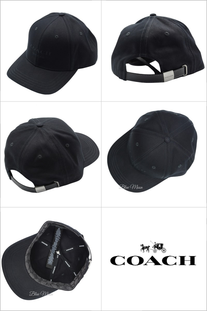 コーチ COACH キャップ メンズ 帽子 ベースボール キャップ XS~L CH409 ブラック アウトレット ブランド