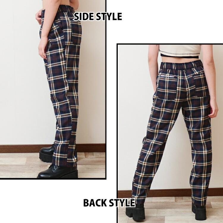 スケーター シェフパンツ メンズ レディース シェフパン チェック