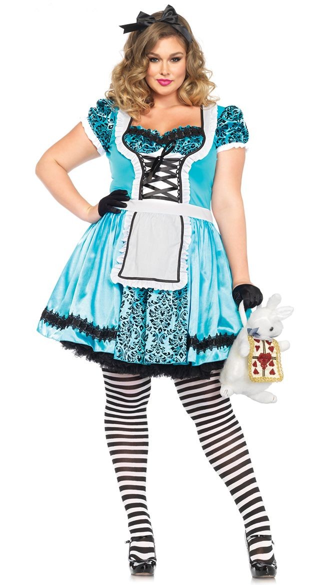 Leg Avenue - レッグアベニュー アリス コスプレ 仮装 ハロウィン セクシー ディズニー 海外 可愛いアリスコスプレ タイツ 6カラー ダンス衣装/LEG AVENUE