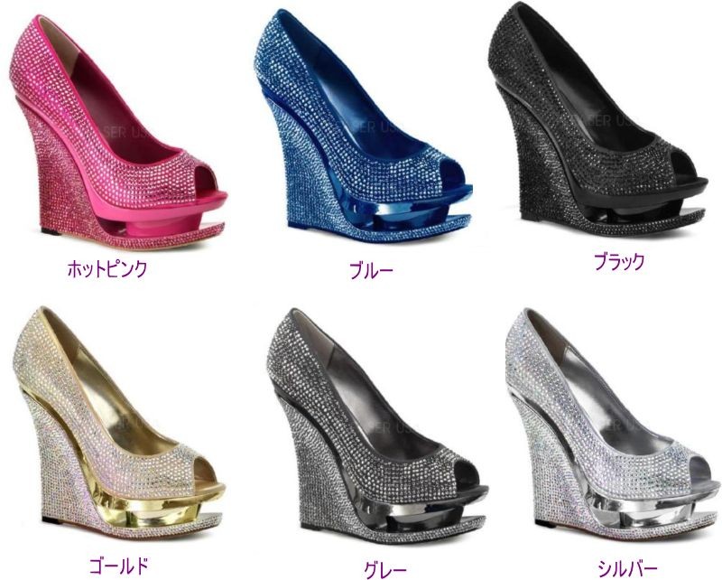 プリーザー ミュールサンダル ラインストーン ハイヒール Amazon | (プリーザー)Pleaser ラインストーン クリア厚底ミュール