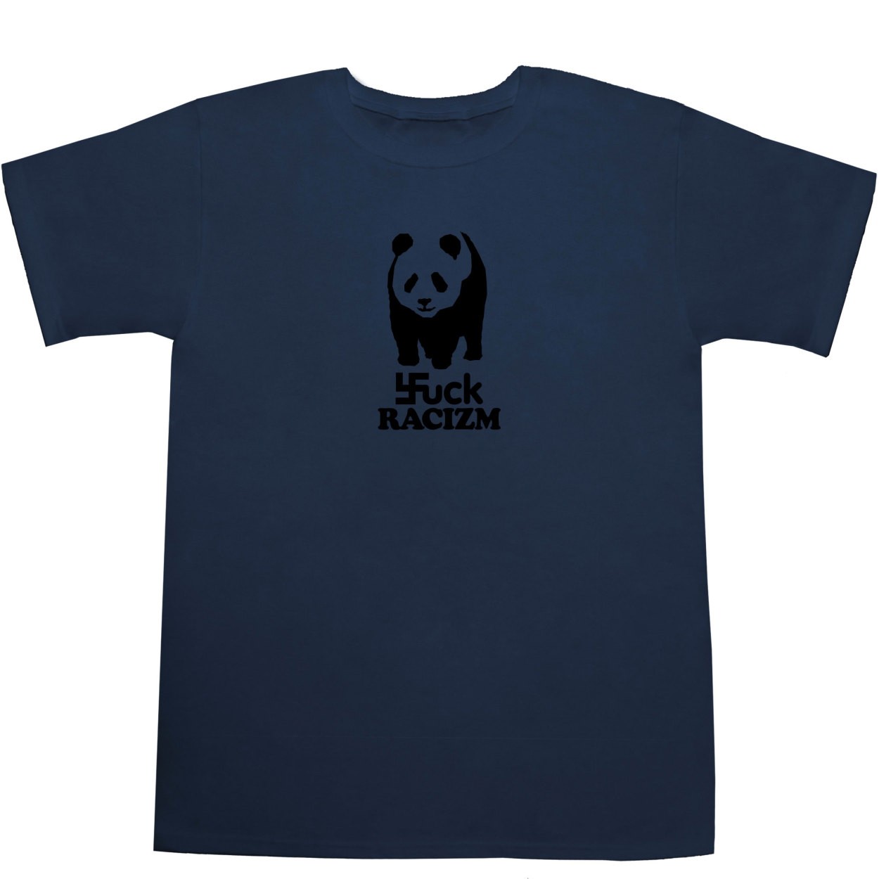 美品 ビンテージ FUCK デザイン 反体制的メッセージ Tシャツ ブラック b-0089_nv.jpg