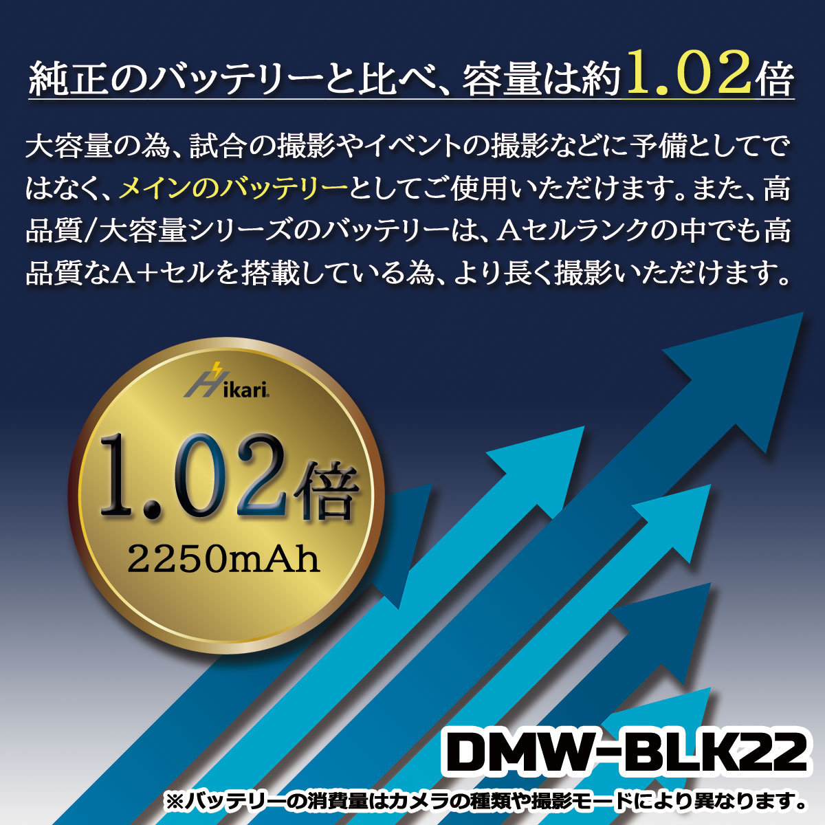 DMW-BLK22 Panasonic パナソニック 互換バッテリー1個と互換USB充電器の2点セット DMW-BTC15 高品質セル搭載 DC-S5 DC-GH5M2 DC-GH6 DC-GH7L DC-S9K-K DC-S9H-K | Panasonic | 02