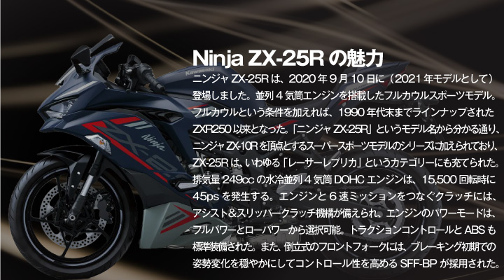 バイク用バッテリー カワサキ Ninja ZX-25R (2020年式〜)専用 