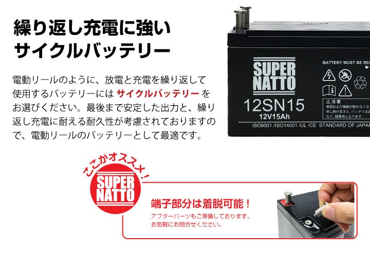 格安人気 電動リール St1215 マリンパワー対応 電動リール用バッテリー お得3点セット 充電器 バッテリー 12v15ah 防水キャリーケース スーパーナット 人気満点 Www Muslimaidusa Org
