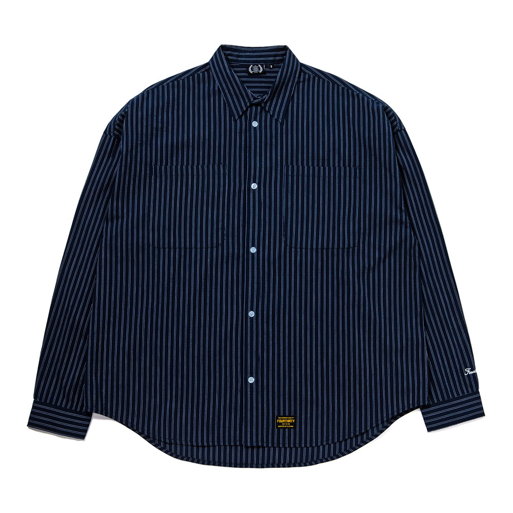 430 FOURTHIRTY フォーサーティー L/S STRIPE BIG SHIRT 24-005 2024年3月入荷先行予約 シャツ ストライプ  ビッグシルエット : 430-3193 : BATTLELINE - 通販 - Yahoo!ショッピング