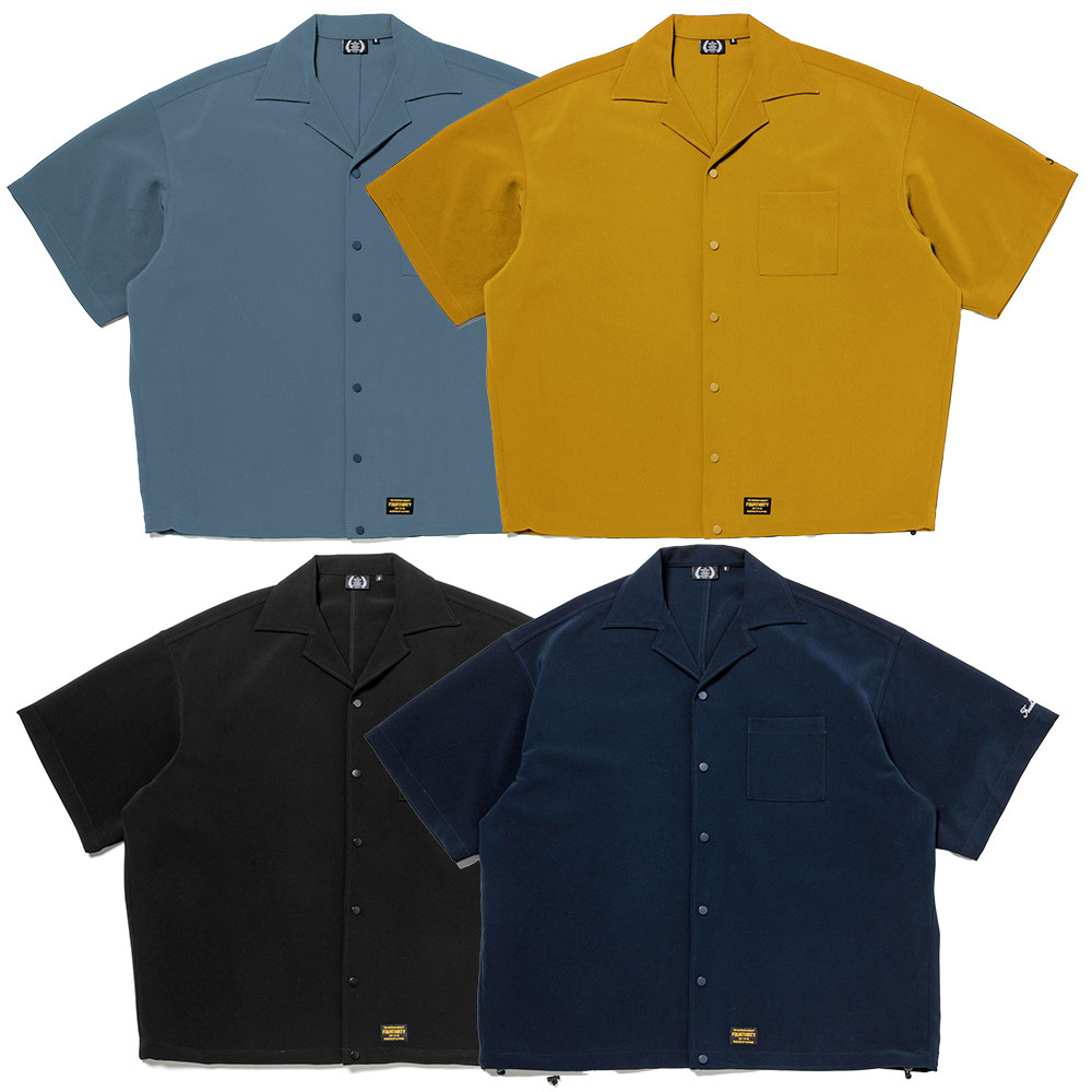 430 FOURTHIRTY フォーサーティー S/S POLY OC WIDE SHIRT 25