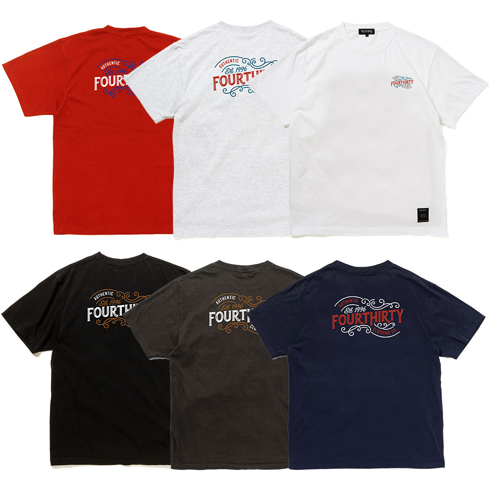 希少　430 FOURTHIRTY フォーサーティー ベースボールシャツ　半袖 希少 430 FOURTHIRTY フォーサーティー ベースボールシャツ 半袖