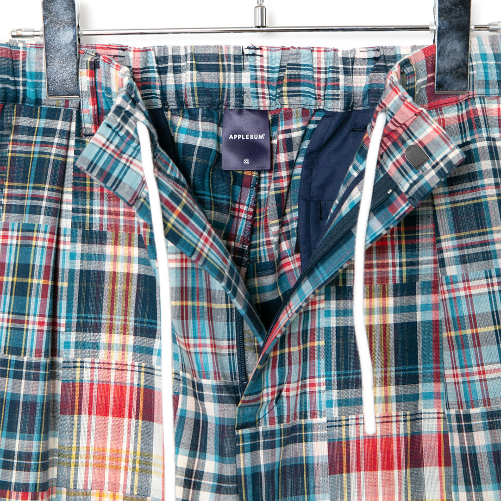 APPLEBUM アップルバム Patchwork Madras Wide Pants 2610802 ワイド