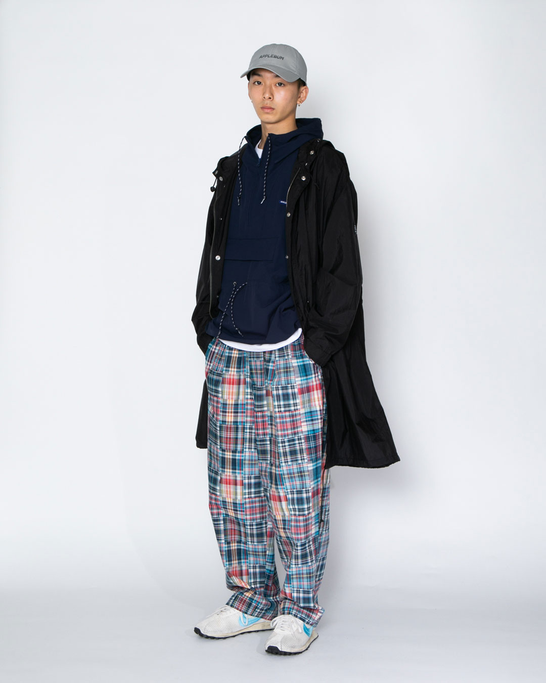 APPLEBUM アップルバム Patchwork Madras Wide Pants 2610802 ワイド