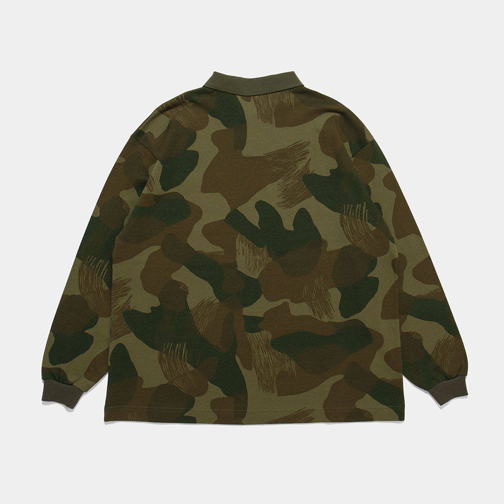 APPLEBUM アップルバム Camo L/S Polo Shirt 2420101 ロングスリーブ
