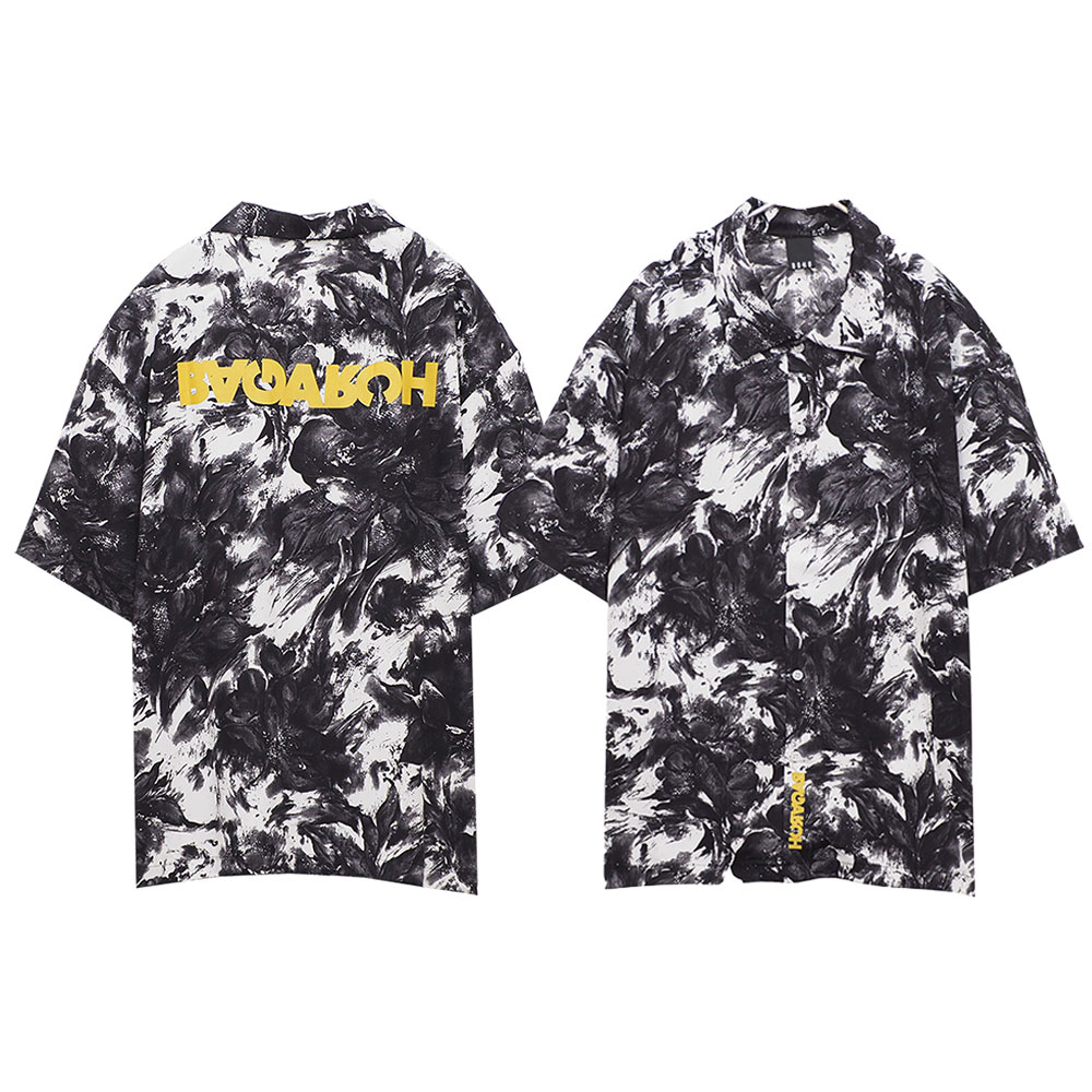 BAGARCH バガーチ SS INK SHIRTS BH-1464 シャツ 半袖 メンズ ブランド