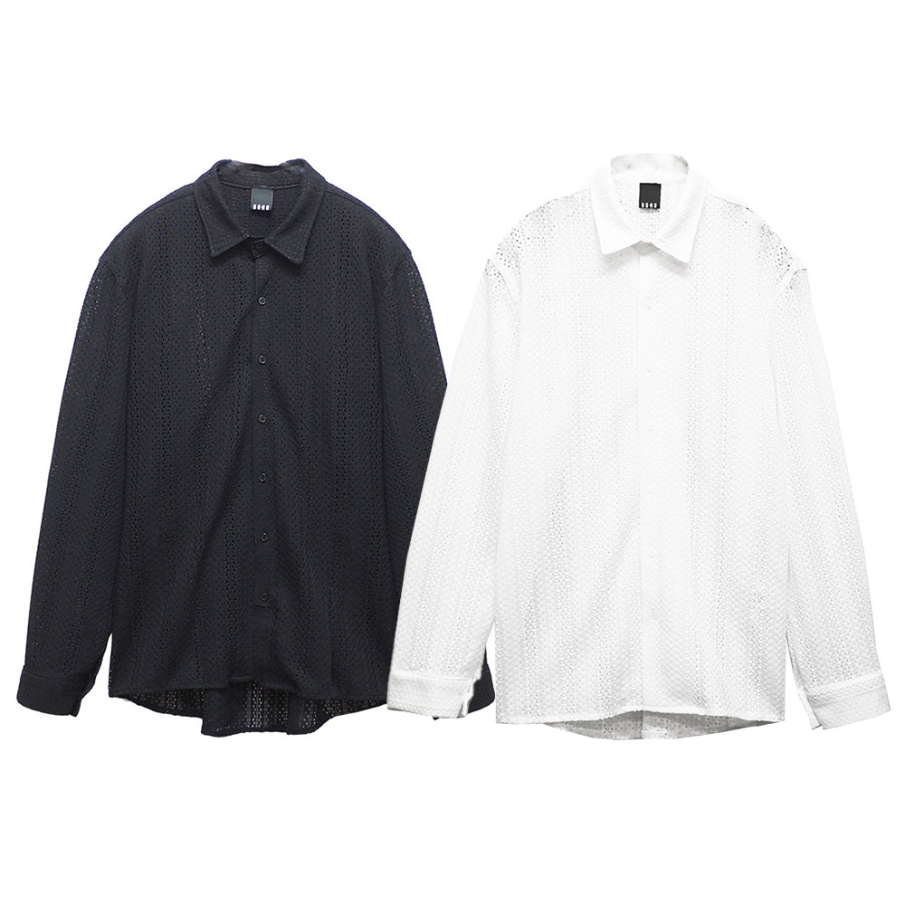 BAGARCH バガーチ LS MESH SHIRTS BH-1526 シャツ 長袖 メンズ