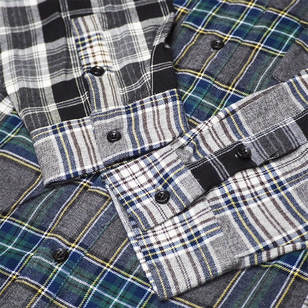 BAGARCH（バガーチ） MULTI CHECK SHIRTS BH-1571 チェックシャツ