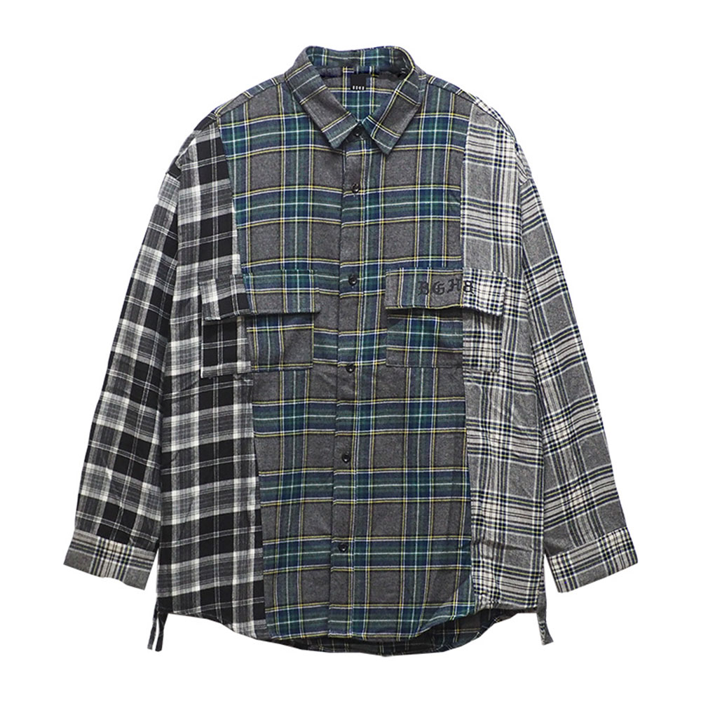 BAGARCH バガーチ MULTI CHECK SHIRTS BH-1571 チェックシャツ シャツ