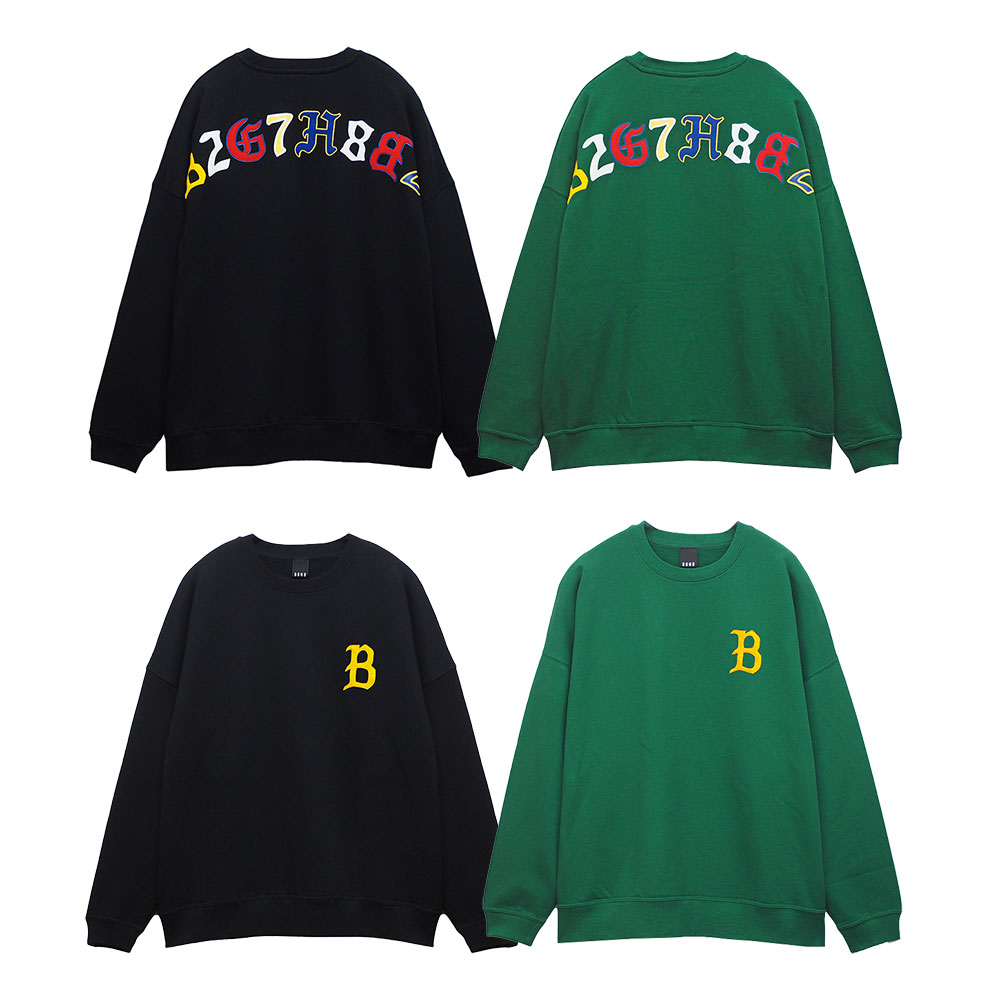 BAGARCH（バガーチ） WIDE SWEAT PULLOVER BH-1573 スウェット