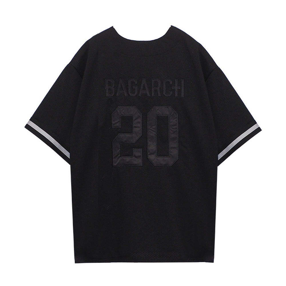 BAGARCH バガーチ BGHB BASEBALL SHIRTS BH-1630 ベースボールシャツ ゲームシャツ メッシュ素材 ワンポイントロゴ  20周年