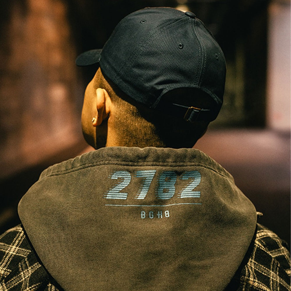 BAGARCH（バガーチ） VINTAGE SLIDE HOODIE BH-1666 フーディー