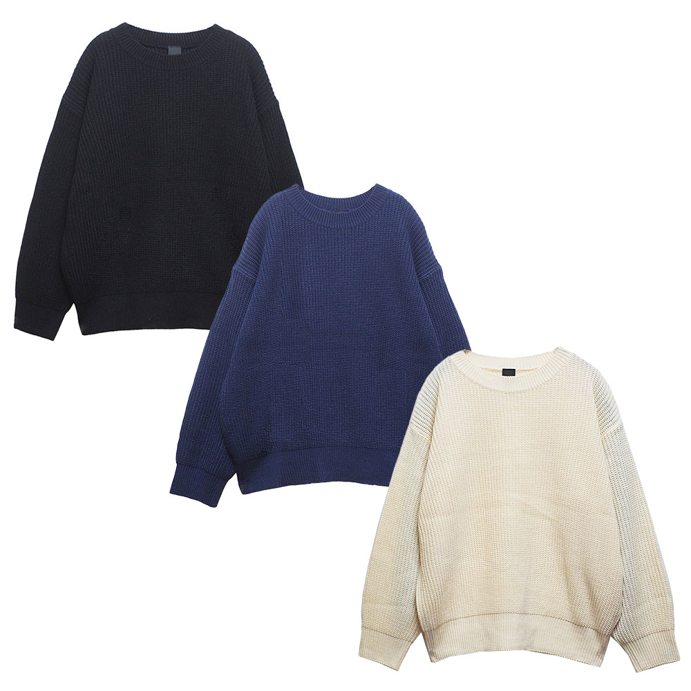 BAGARCH（バガーチ） KNIT PULLOVER BH-1680 ローゲージニット