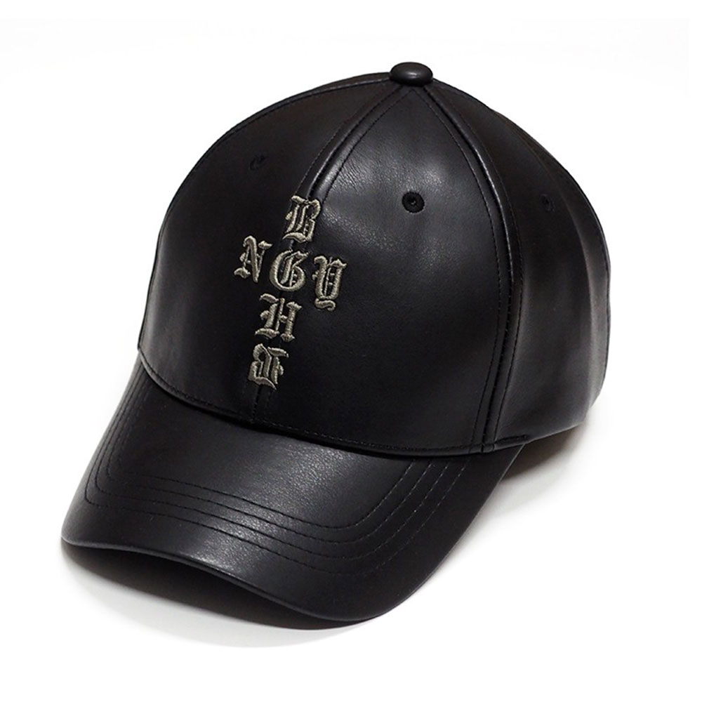 BAGARCH（バガーチ） PU LEATHER 6 PANEL CAP -CROSS- BH-1748 レザー