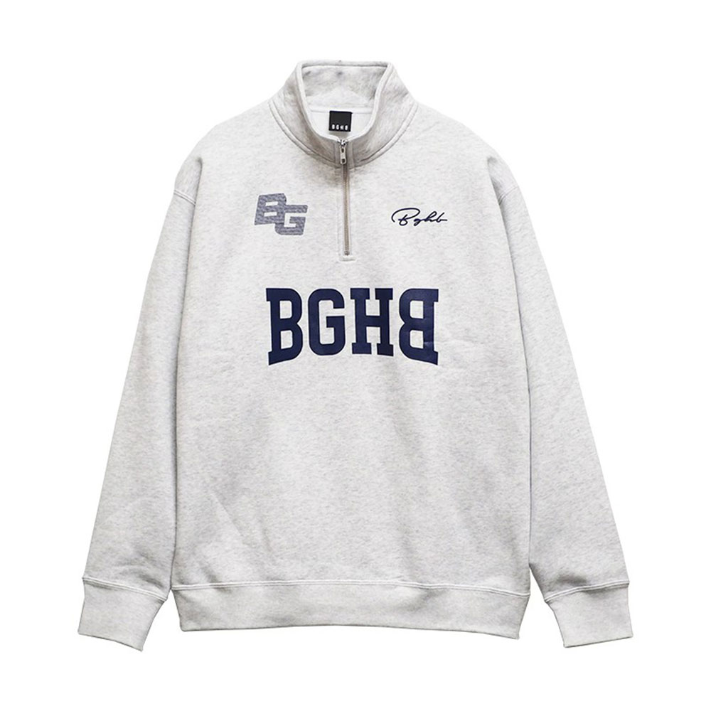BAGARCH（バガーチ） HALF ZIP COLLEGE SWEAT BH-1751 ハーフジップ