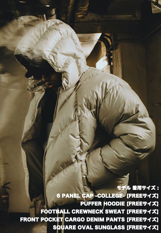 BAGARCH（バガーチ） PUFFER HOODIE BH-1753 ダウンジャケット