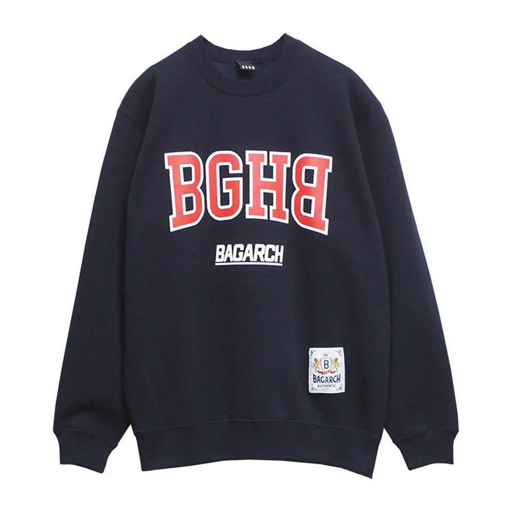BAGARCH（バガーチ） COLLEGE CREWNECK SWEAT BH-1758 スウェット