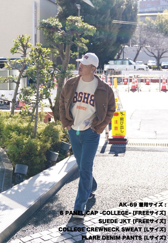 BAGARCH（バガーチ） COLLEGE CREWNECK SWEAT BH-1758 スウェット