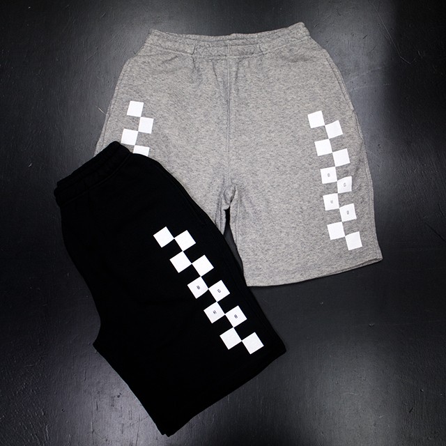 BAGARCH バガーチ チェッカーパターン スウェットショーツ ハーフパンツ CHECKER PATTERN SHORTS BH-1014 ak69  ak-69 hiphop ストリート系 ファッション