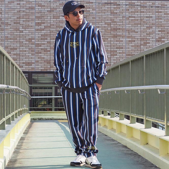 BAGARCH バガーチ PULLOVER HOODIE リラックスストライププルオーバーパーカ RELAX STRIPE PARKA BH-1120  AK-69 HIP HOP おしゃれ モテる かっこいい