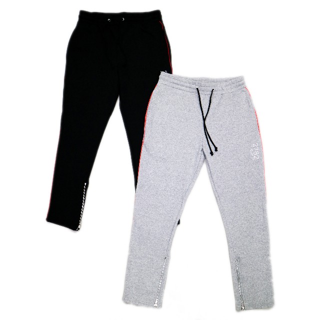 BAGARCH バガーチ PIPING SWEAT PANTS ジップアップスウェットパンツ ZIP UP SWEAT PANTS [BH-1149]  ストリート STREET AK-69 HIP HOP ヒップホップ おしゃれ